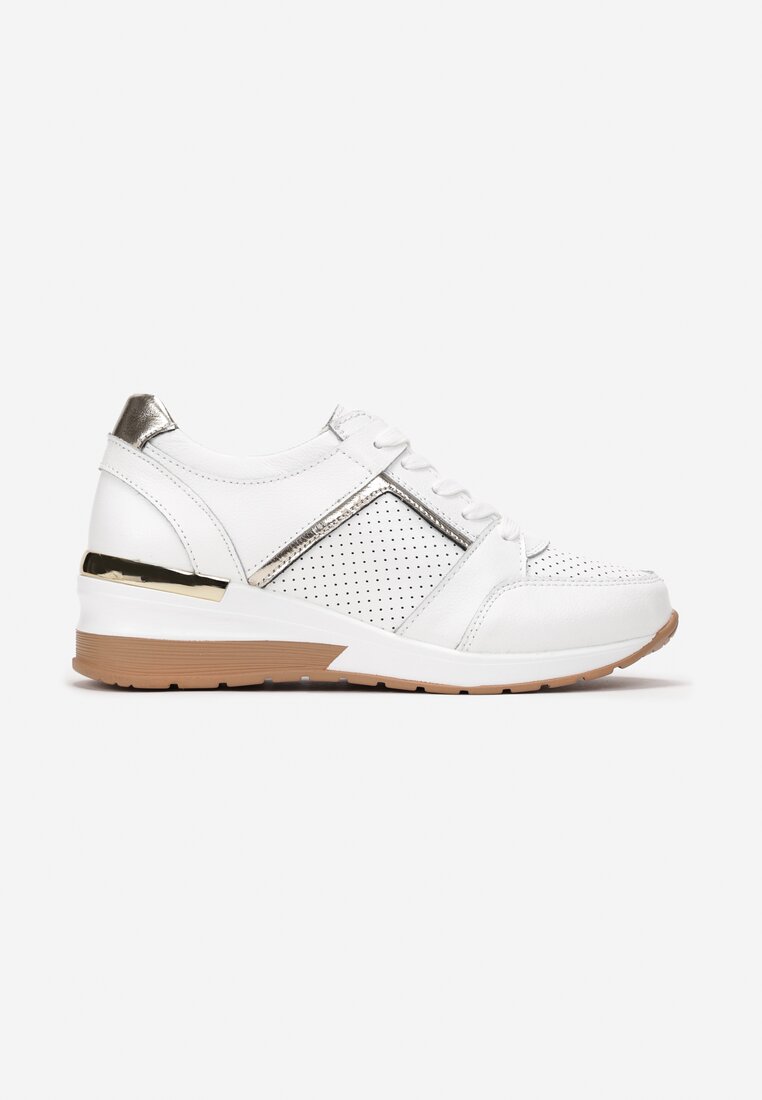 Biało-Złote Sneakersy Barbena