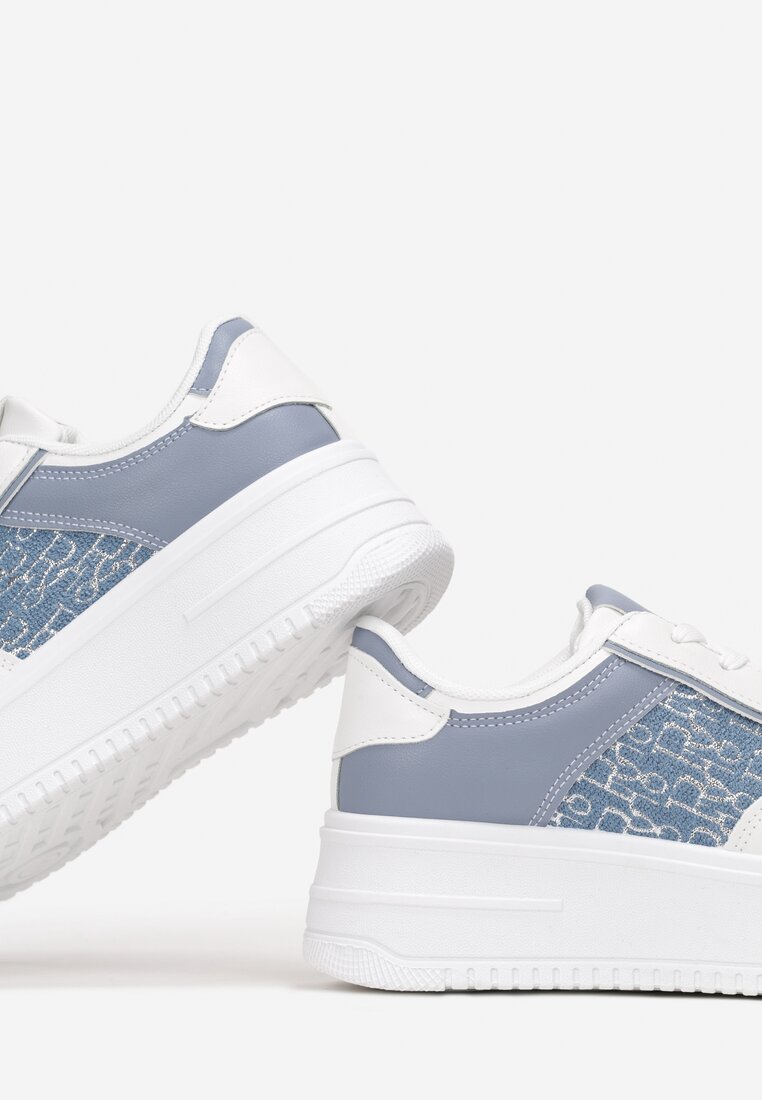 Biało-Niebieskie Sneakersy Sofiphae