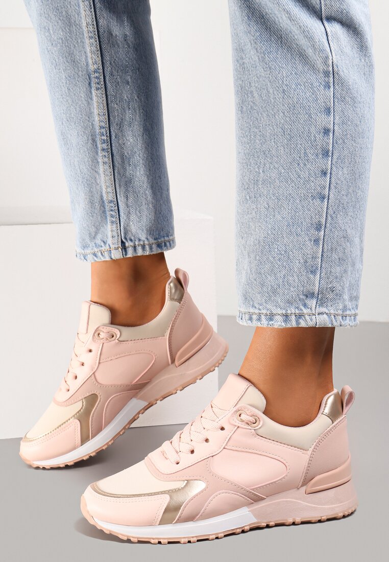 Różowe Sneakersy Kassaea