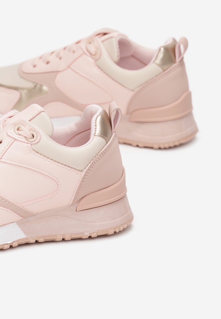 Różowe Sneakersy Kassaea