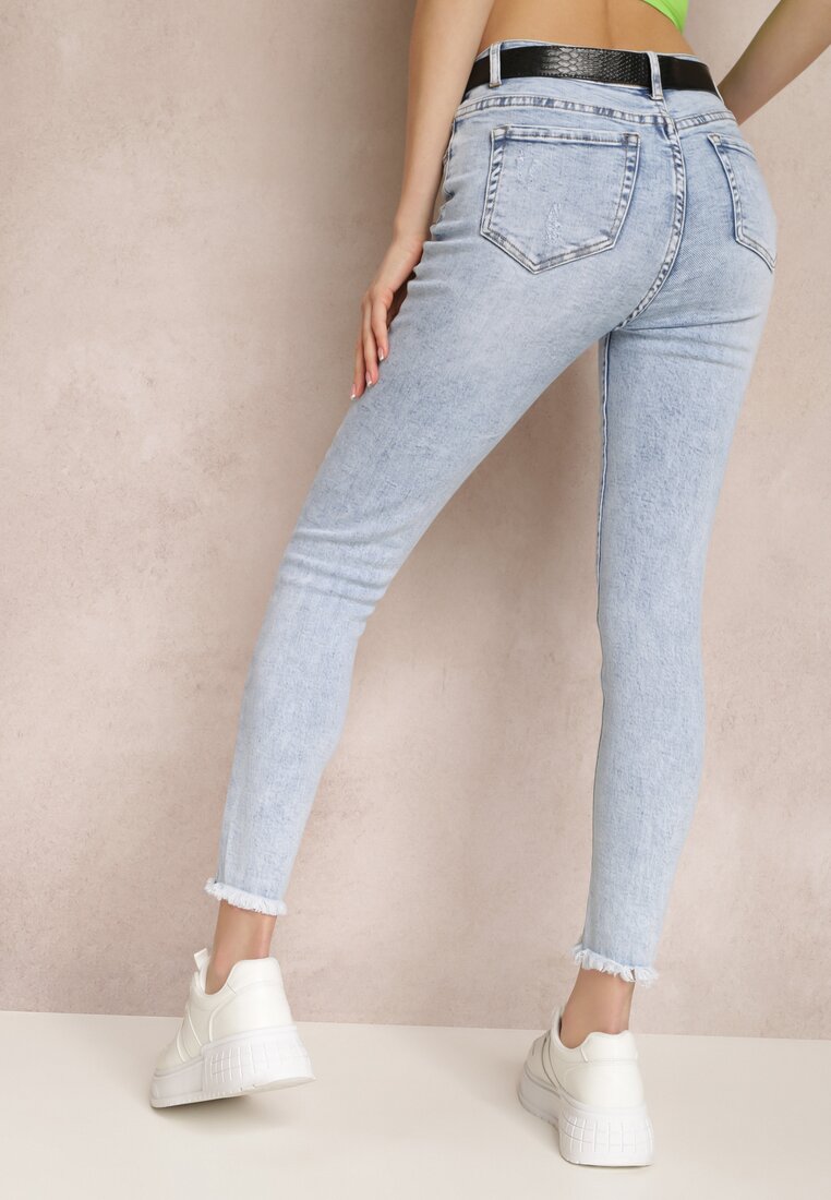 Jasnoniebieskie Jeansy Skinny Apotus