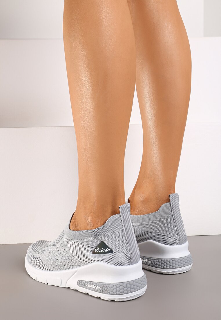 Szare Buty Sportowe Amathane