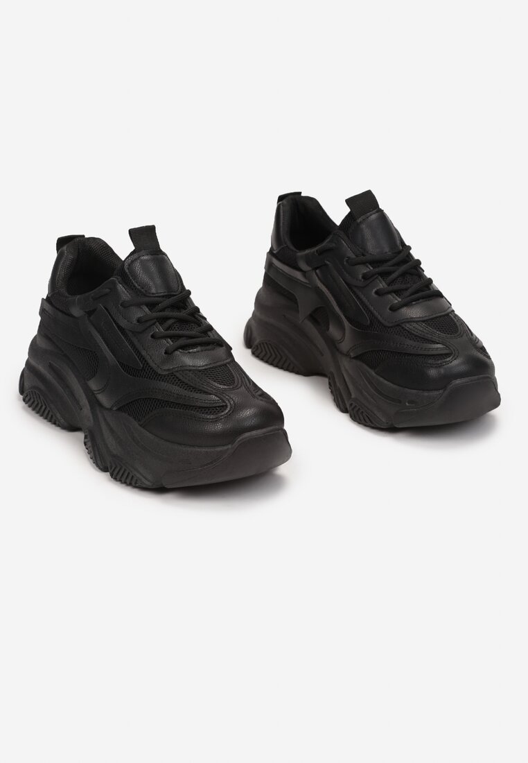 Czarne Sneakersy Isite