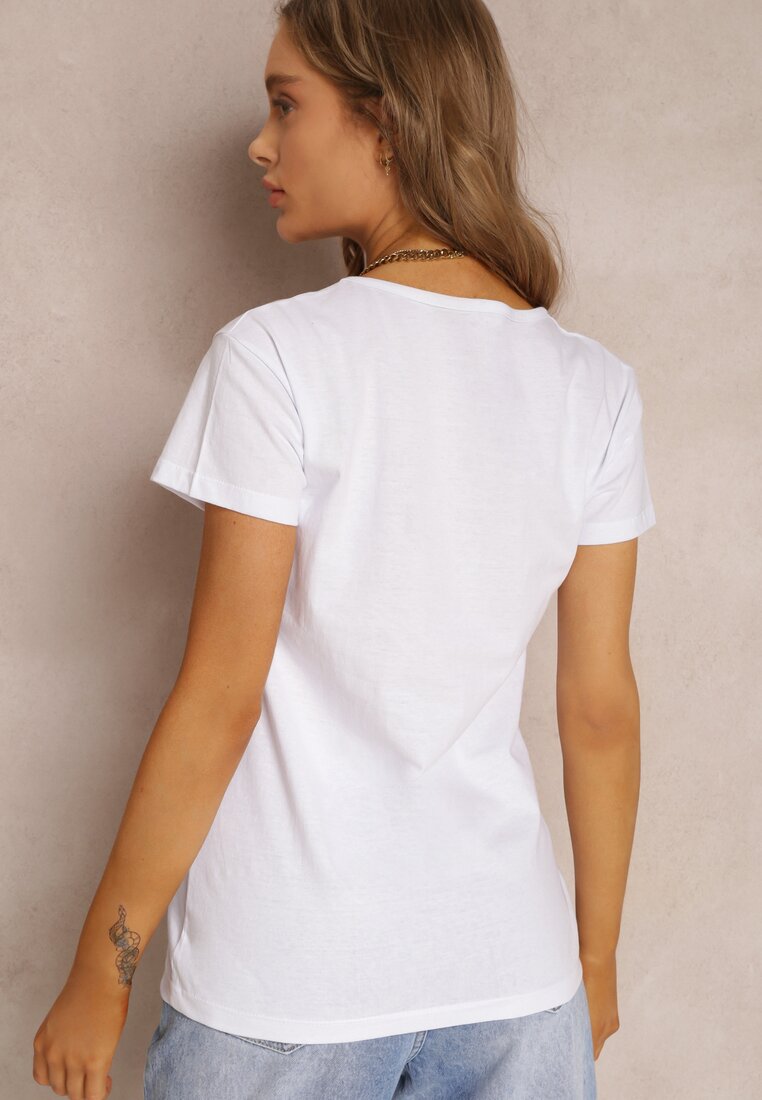 Biały T-shirt Tryphynome