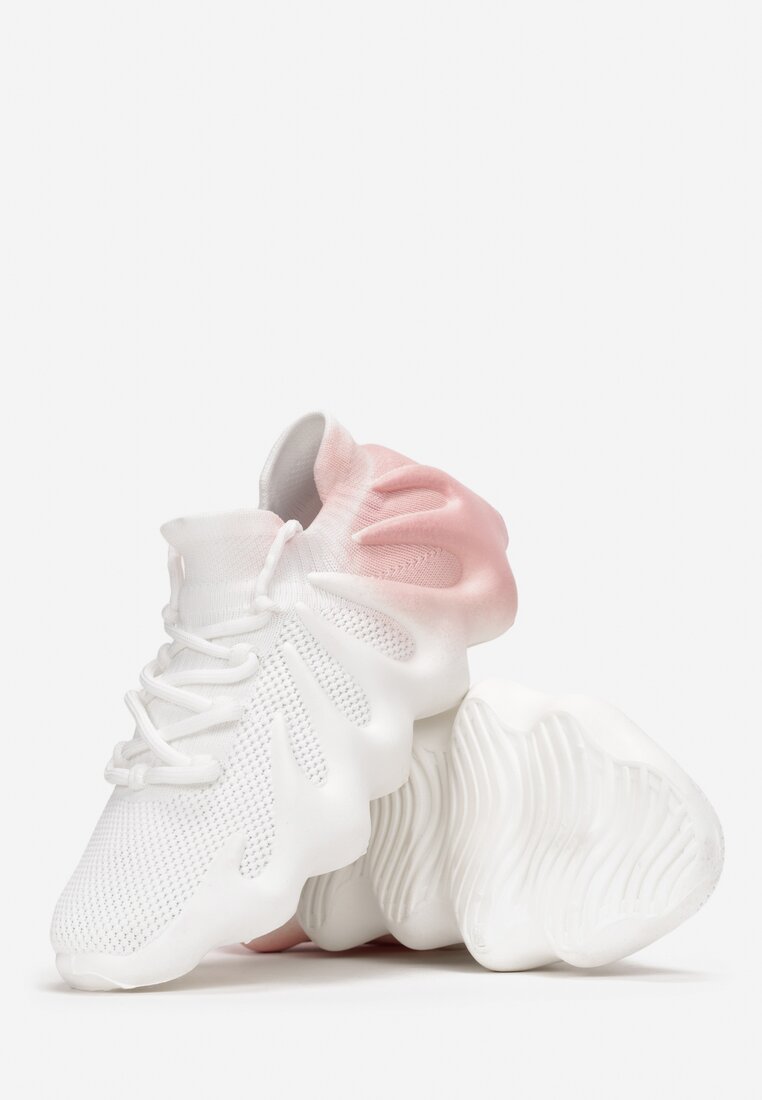 Biało-Różowe Sneakersy Phelladina