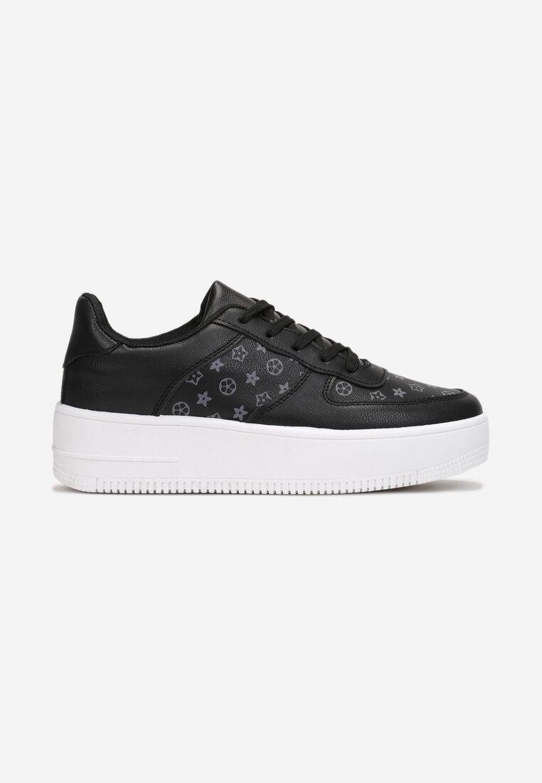 Czarne Sneakersy Ampione