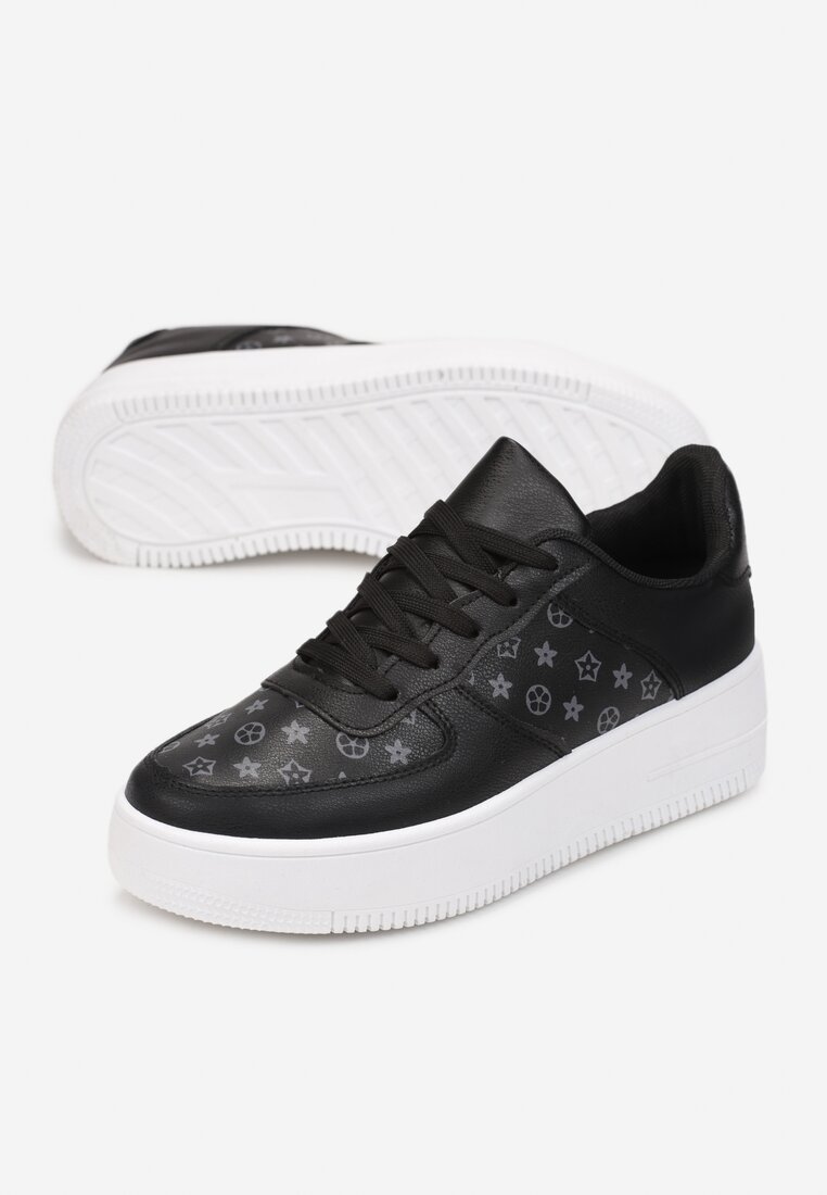 Czarne Sneakersy Ampione