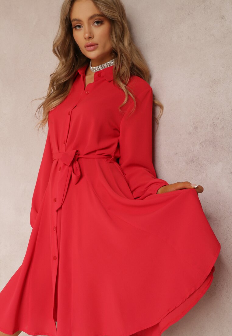 Czerwona Sukienka Agathomeda
