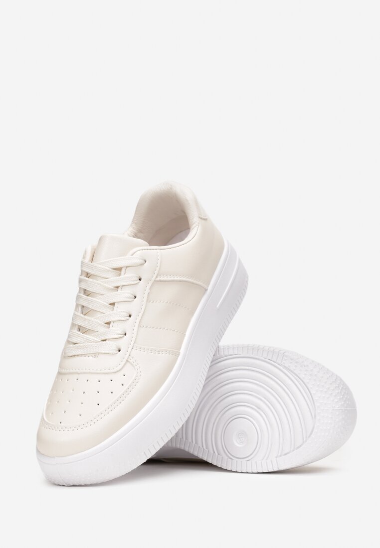 Beżowe Sneakersy Rasminos