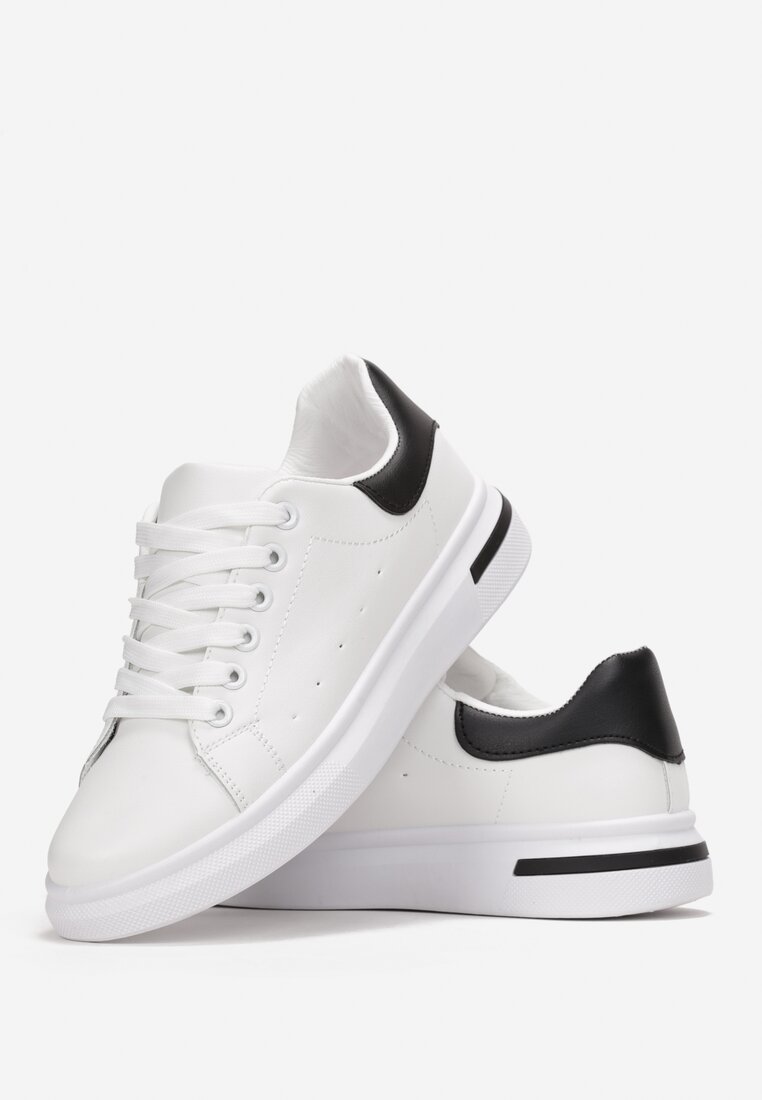 Biało-Czarne Sneakersy Acasandros