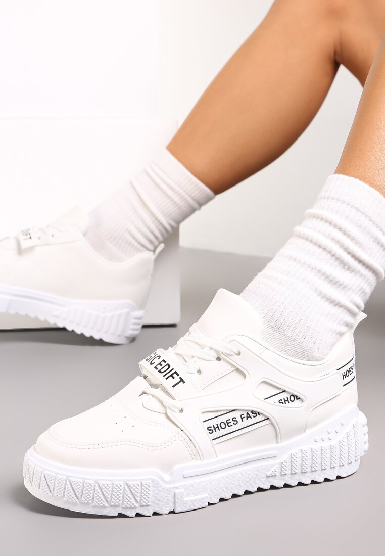 Białe Sneakersy Salmakos