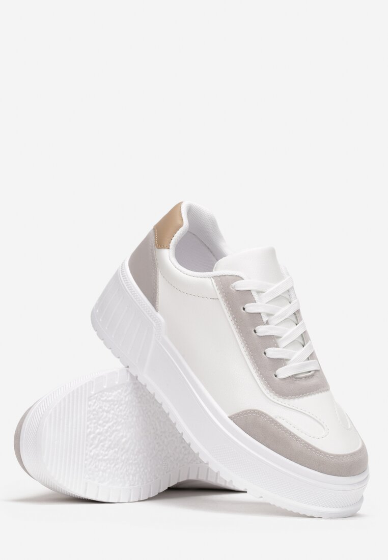 Białe Sneakersy Laodice