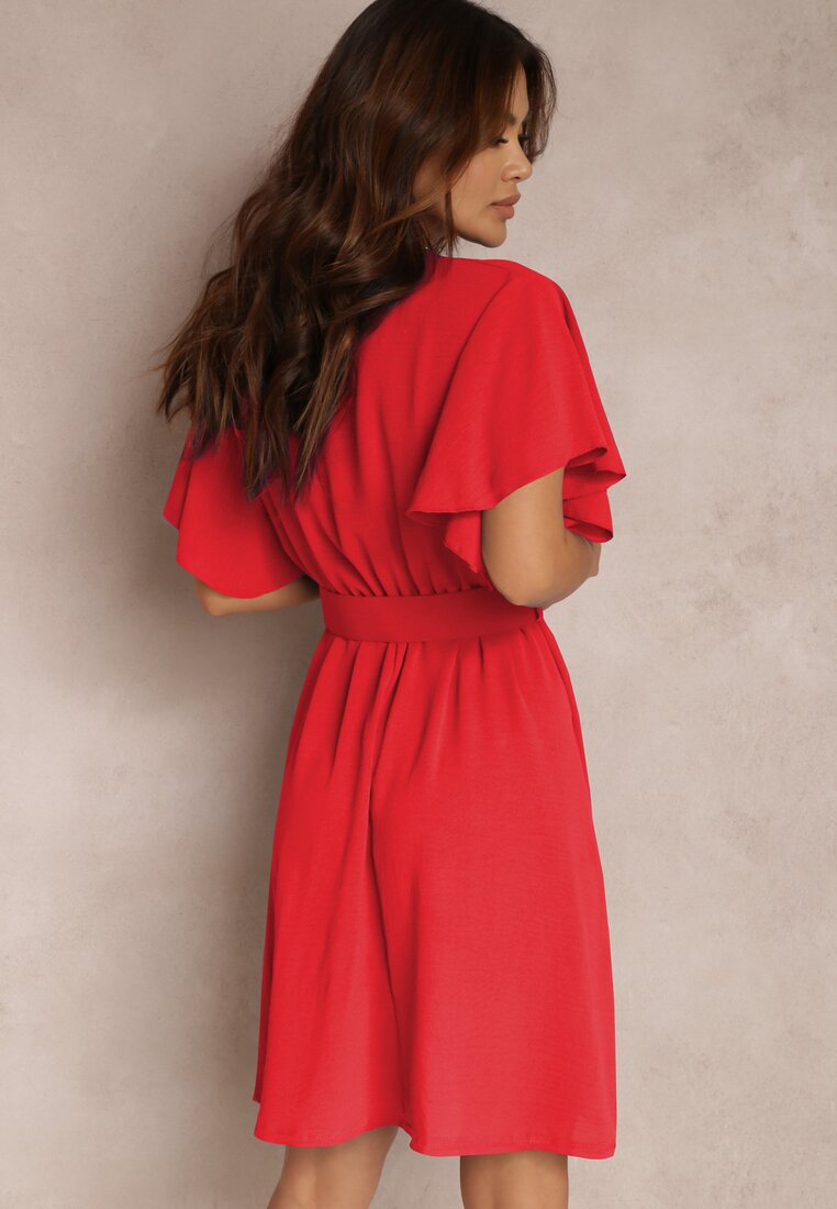 Czerwona Sukienka Alematea