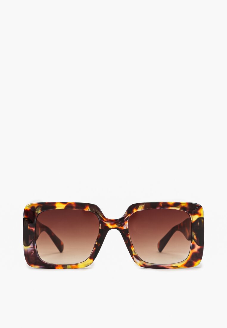Brązowe Okulary Przeciwsłoneczne Adusa