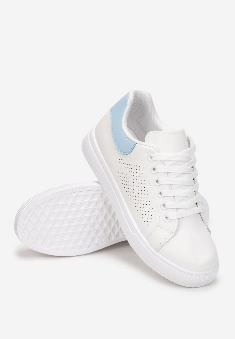 Biało-Niebieskie Sneakersy Phaedrice