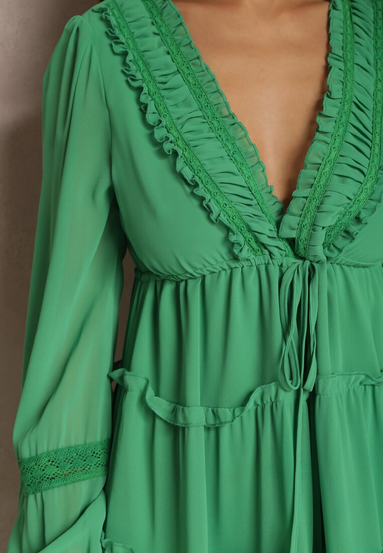 Zielona Sukienka Endeina