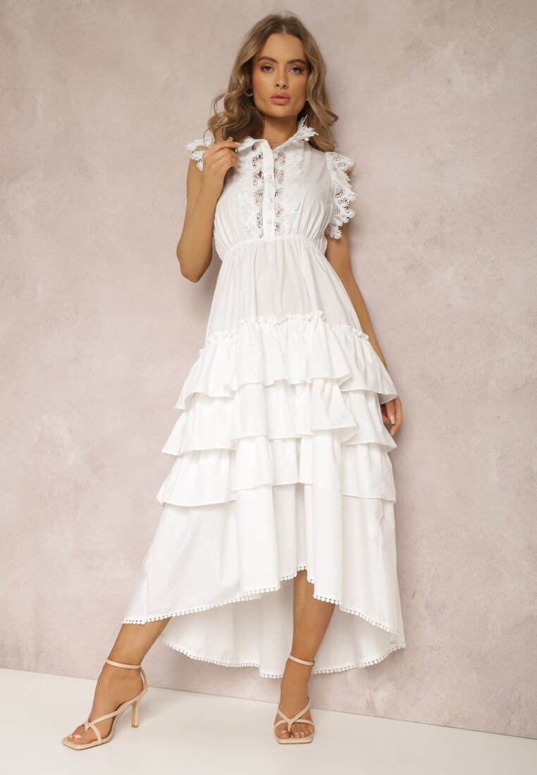 Biała Sukienka Iomaia