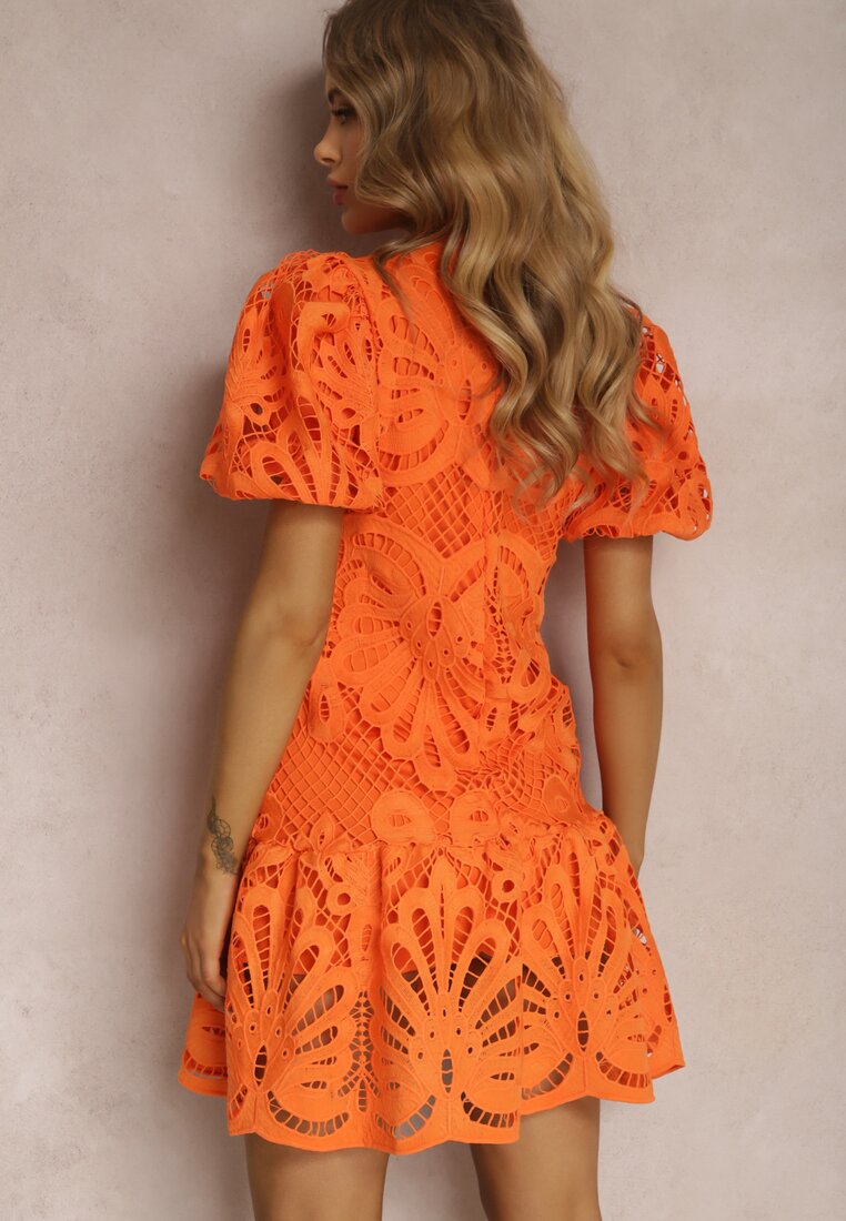 Pomarańczowa Sukienka Amathinna