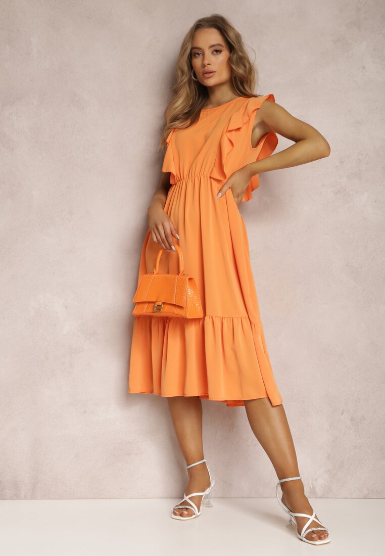 Pomarańczowa Sukienka Philonia