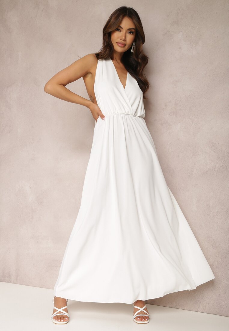 Biała Sukienka Barbamna