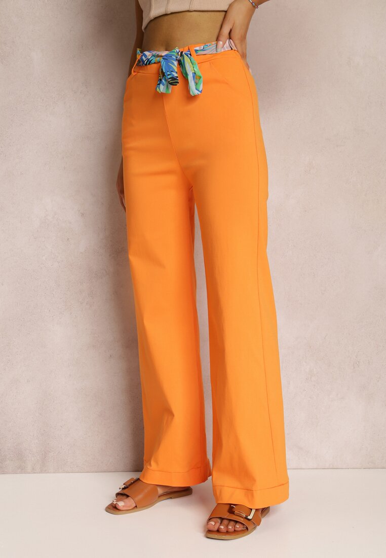 Pomarańczowe Spodnie Pyrhine