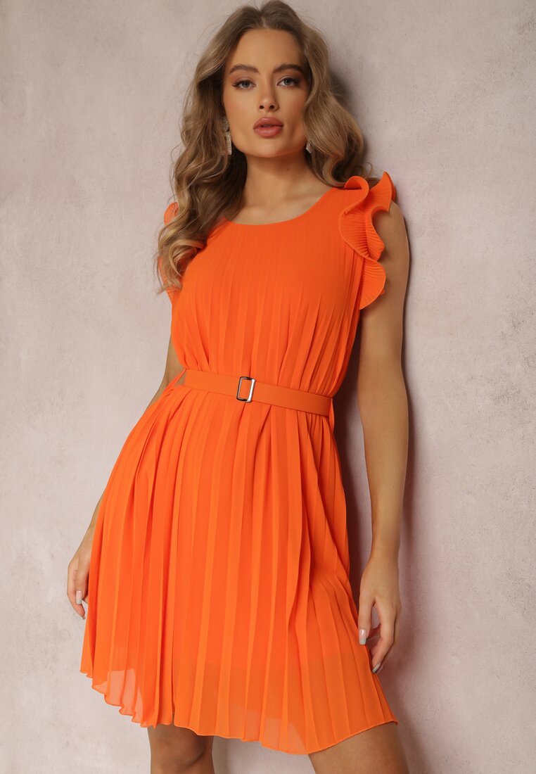Pomarańczowa Sukienka Laodothea