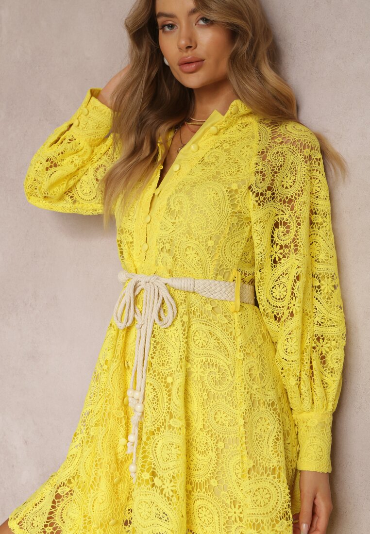 Żółta Sukienka Melliopis