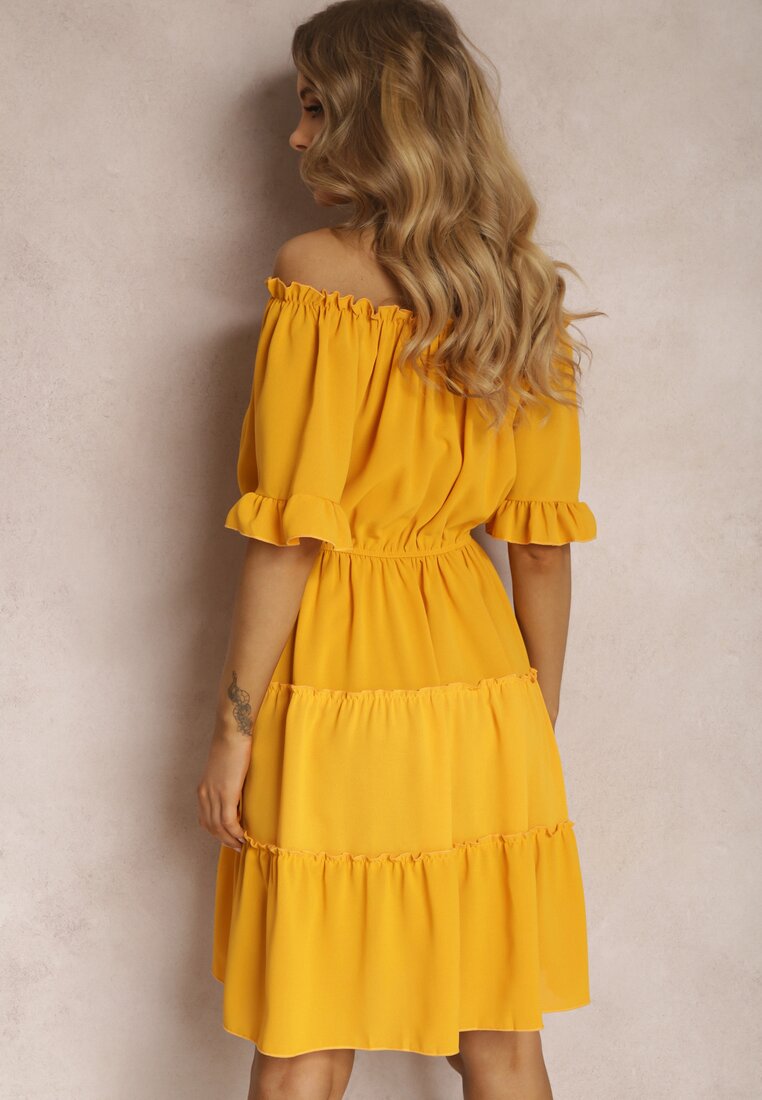Żółta Sukienka Alcinca