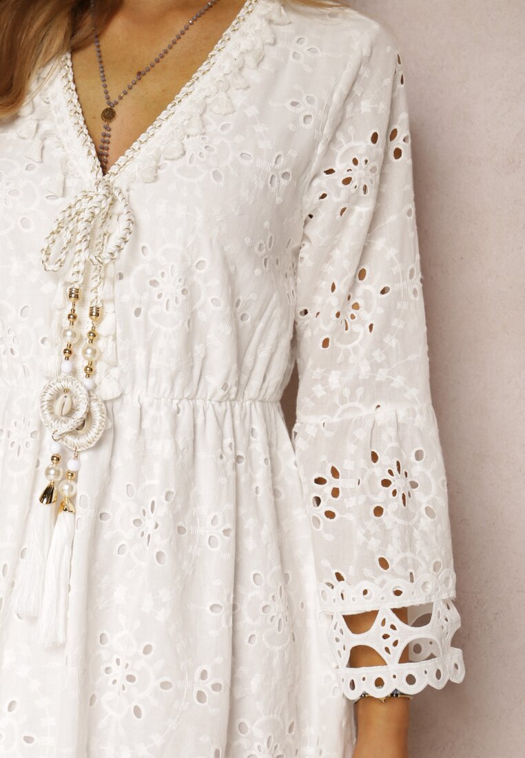 Biała Sukienka Ianthinca