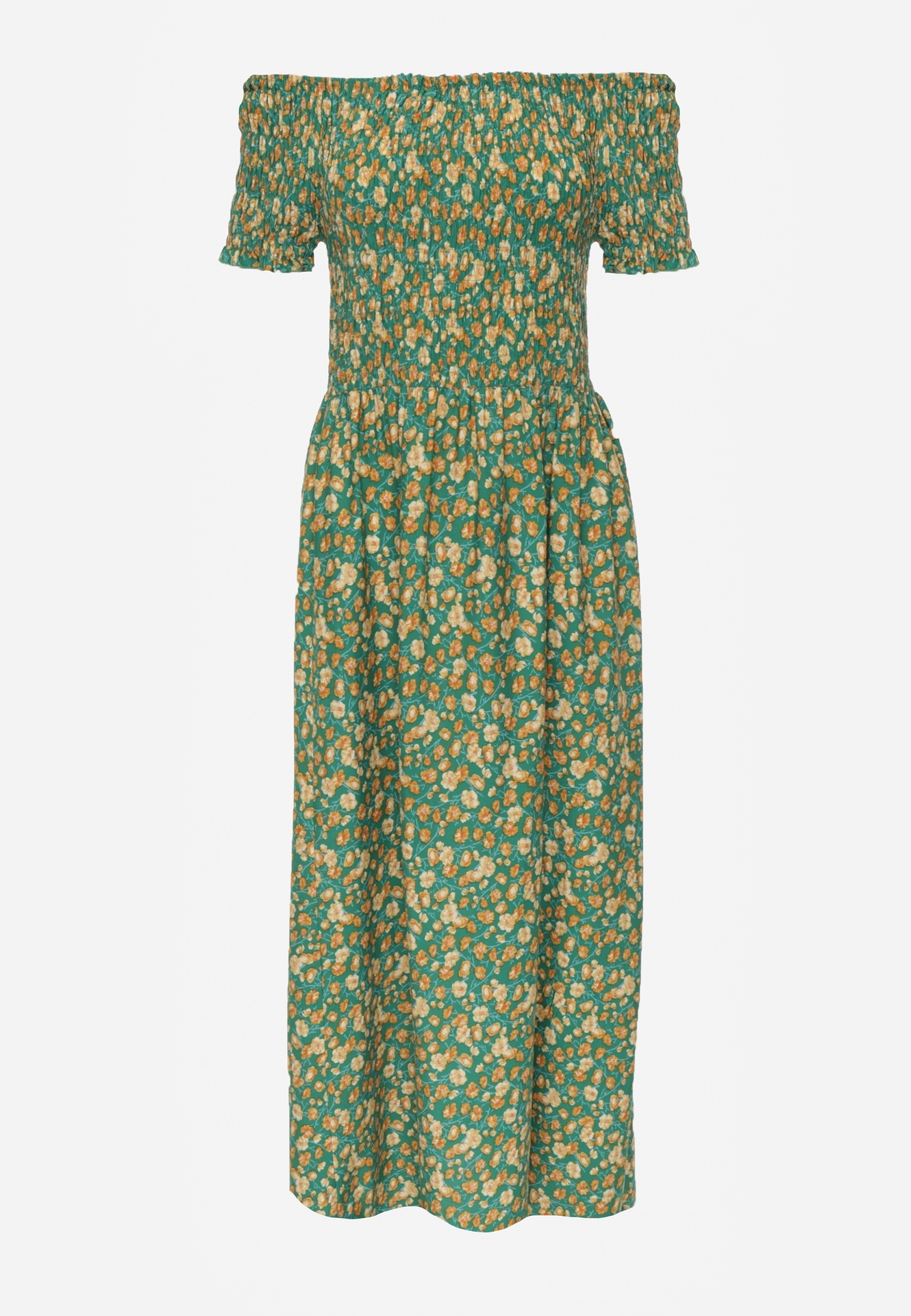 Rochie verde din viscoză Tariya