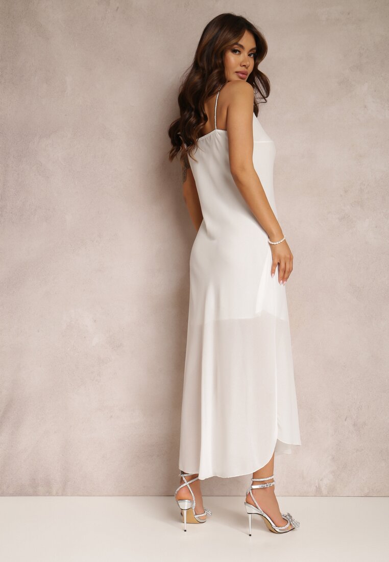 Biała Sukienka Diomaris