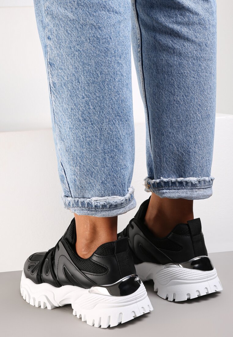 Czarne Sneakersy Mirthe