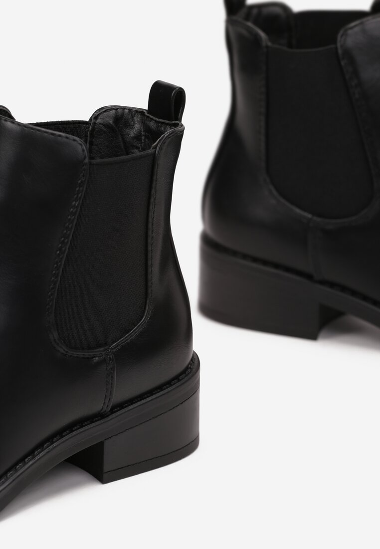 Botine negre Beak