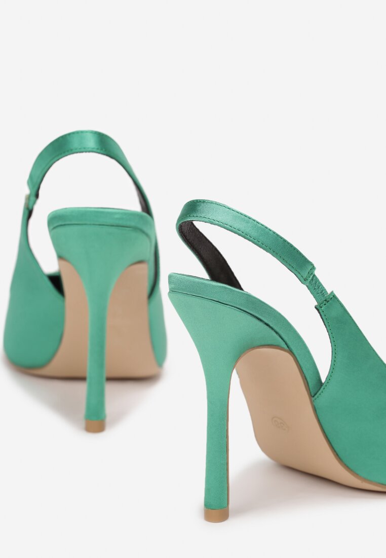 Zielone Sandały Elke