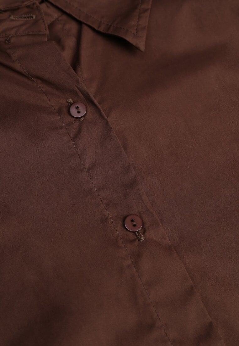 Cămașă din Bumbac Aquida Maro Închis