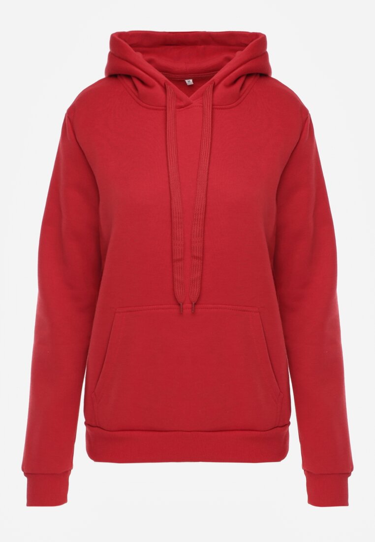 Bluză Roșie cu Glugă Corbetes