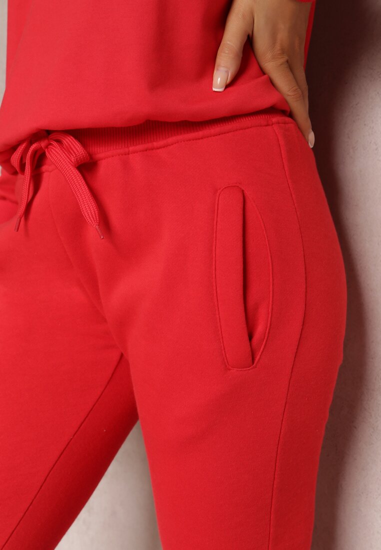 Czerwone Spodnie Linasos