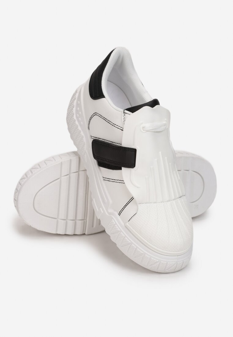 Biało-Czarne Sneakersy Sandrine