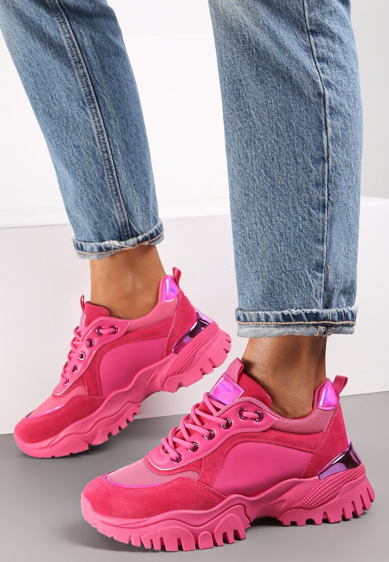 Różowe Sneakersy Myramia