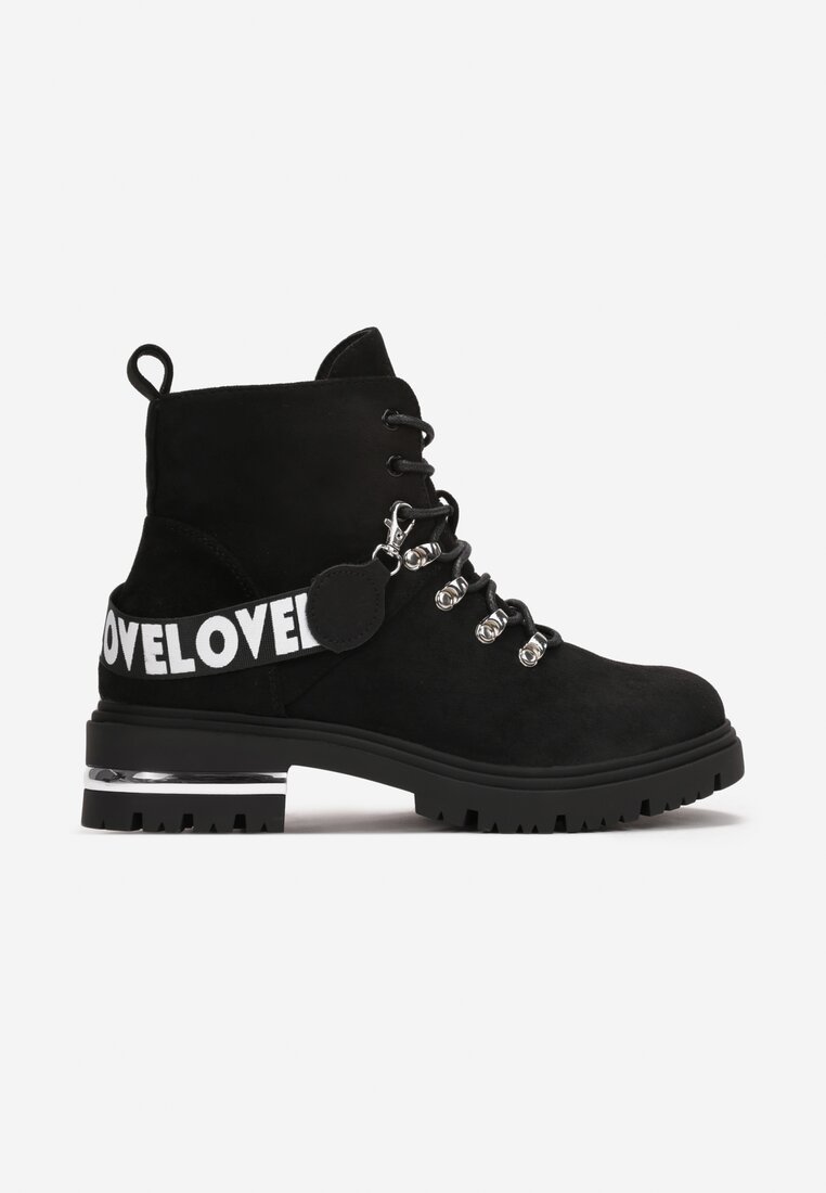 Botine negre Zoette