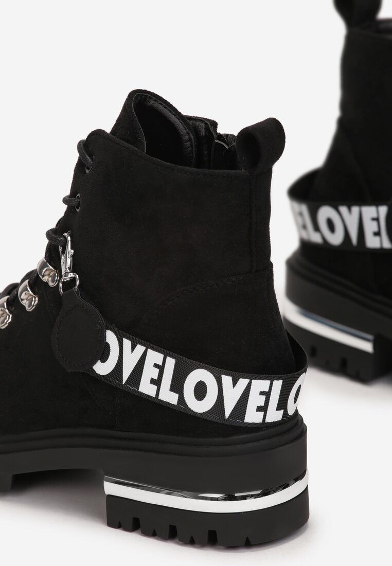 Botine negre Zoette