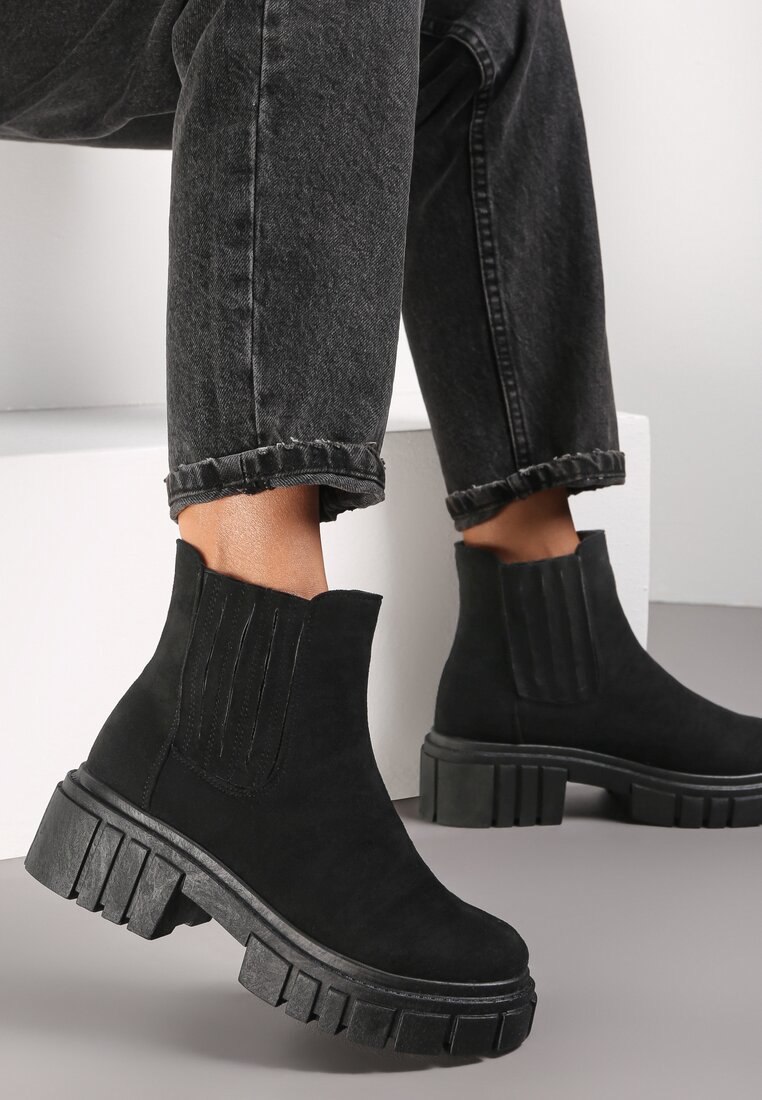 Botine negre Reetta