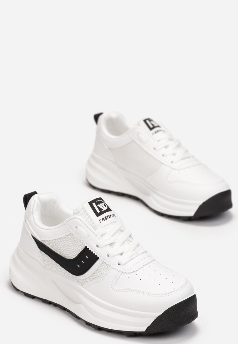 Biało-Czarne Sneakersy Nerney