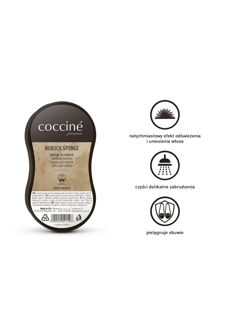 Gąbka do Nubuku Coccine