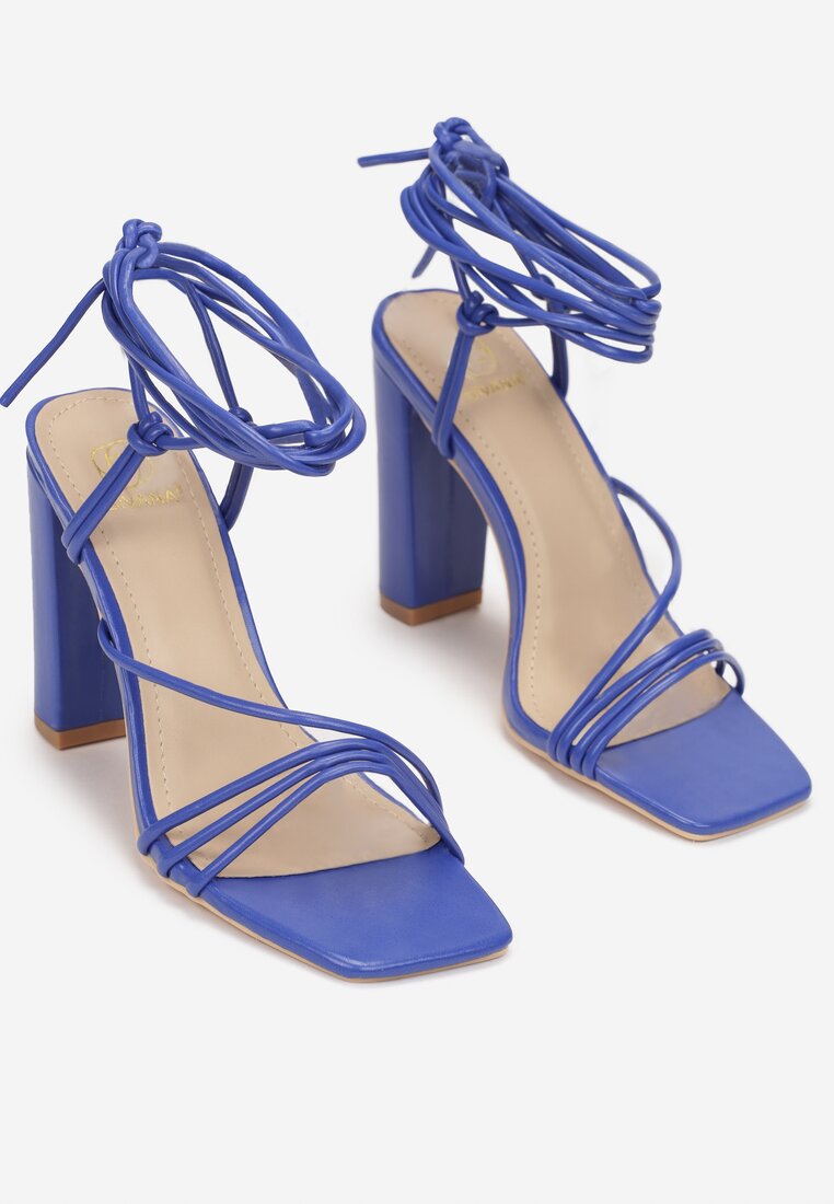 Niebieskie Sandały Omphis