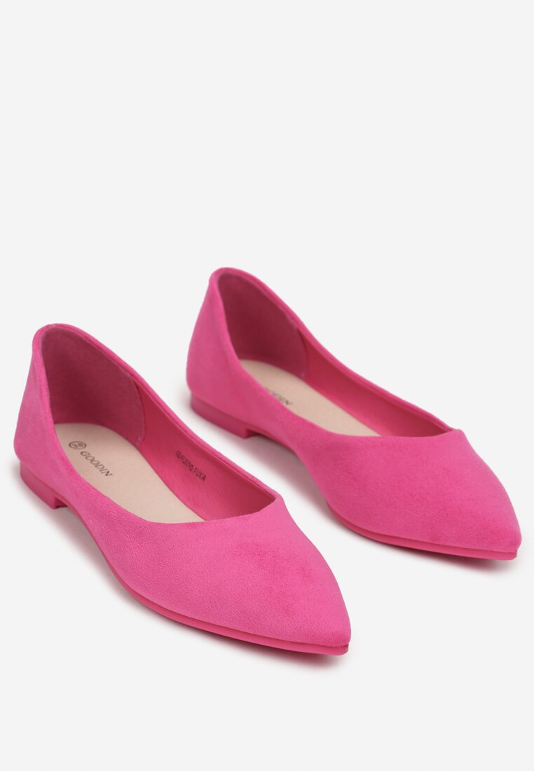 Fucsia Balerini Slip-On Talpă Plată Brooklyne