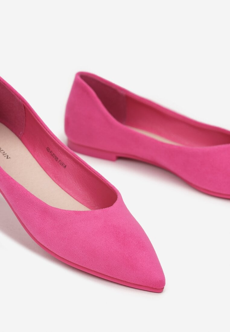 Fucsia Balerini Slip-On Talpă Plată Brooklyne