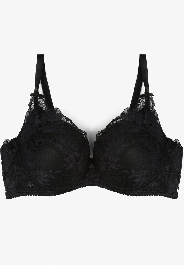 Sutien Push-Up Negru cu Dantelă Kytria
