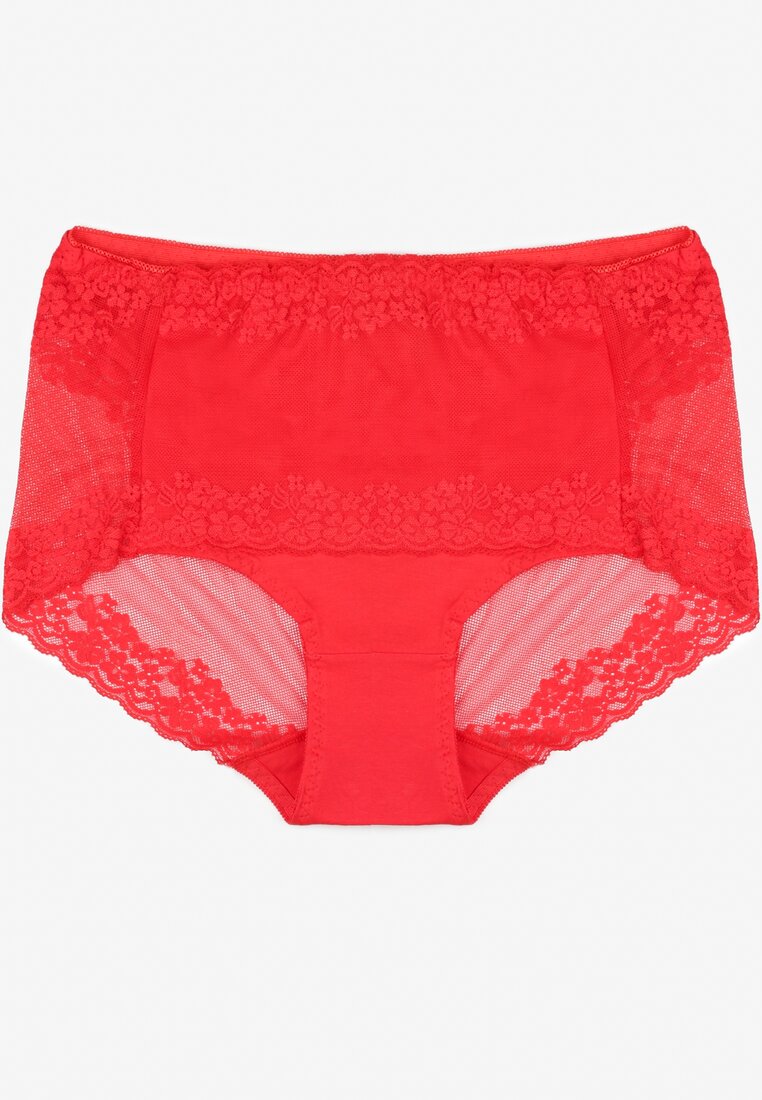 Czerwone Majtki Figi z Linii Plus Size Dasure