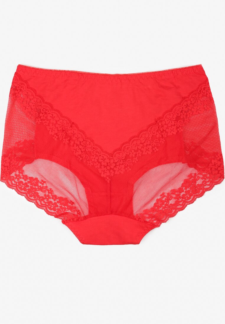 Czerwone Majtki Figi z Linii Plus Size Dasure